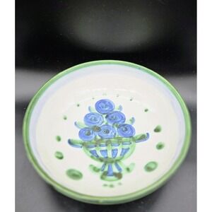 Vintage MA Hadley Studio Art Pottery Bouquet Salad Pasta 11" Serving Bowl Signed